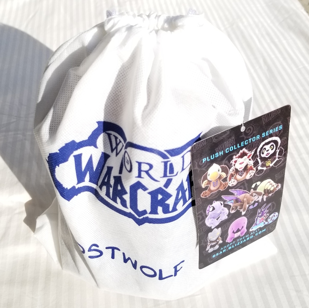 Blizzard WoW Warcraft FrostWolf Cub Plush Toy Rare - Picture 2 of 8